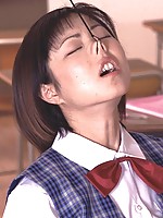 Stinky bukkake nose hook torture