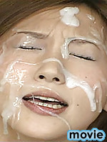 Flat chested kogal gets bukkake